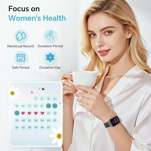 Image of Smart Watch for Women Men (Android /iPhones), Health & Fitness Tracker Watch
