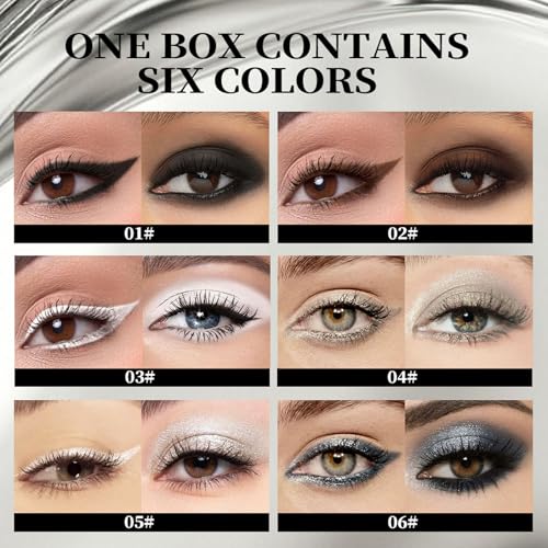 Set de 6 Delineadores en Gel INSEEK miniatura 2