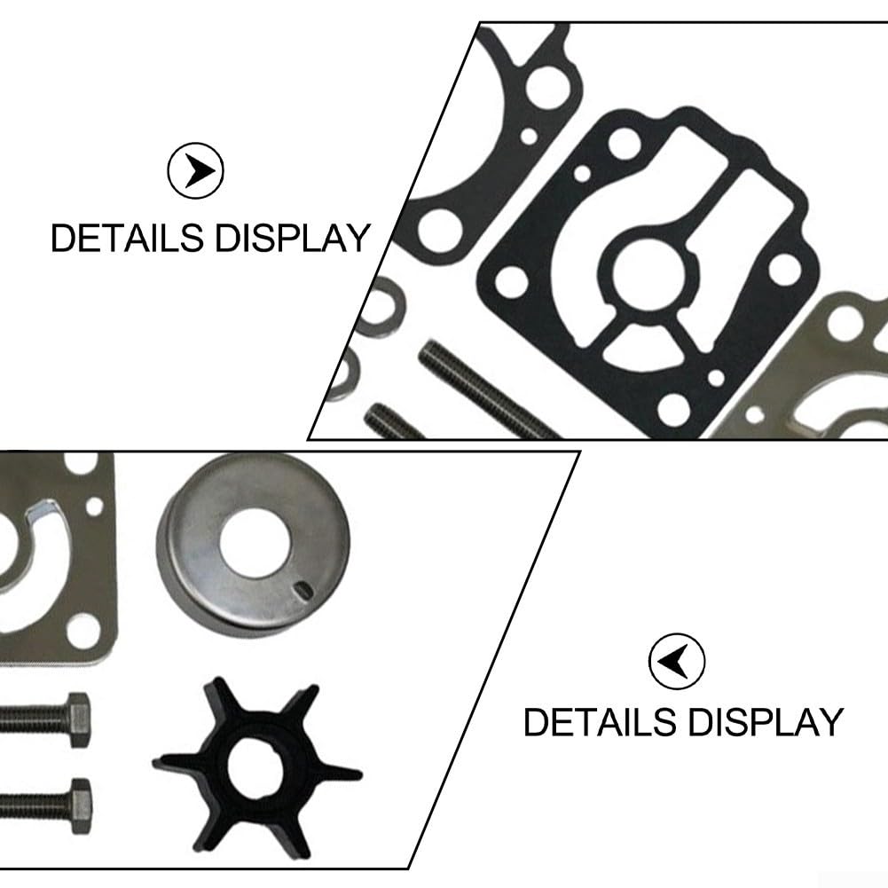 Kit Riparazione Pompa 40 50 per hp Acciaio Gomma Kit Riparazione | Compatibile per nissan per tohatsu 40-50 per hp, numero parte 3C8-87322-3, sostituzione diretta OEM, materiali durevoli