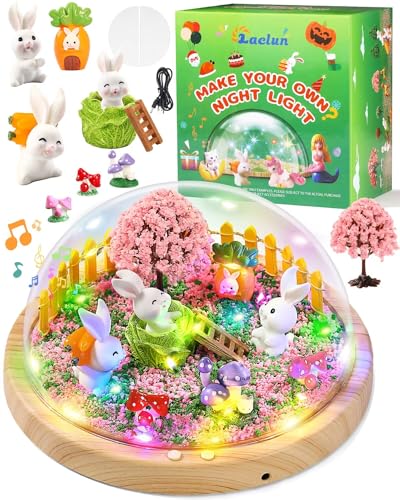 Laclun Bunny Toys for Girls, Make Your Own Rabbit Night...