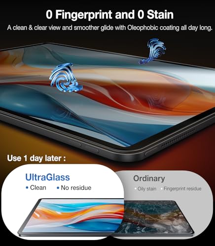 Image of UltraGlass Top 9H+ Glass for iPad Pro 11 Inch Screen Protector M4 2024 [Longest Durable & Anti-Scratch] iPad Pro Screen Protector 11 Inch, True Military Grade, Auto-Installation, HD Clarity