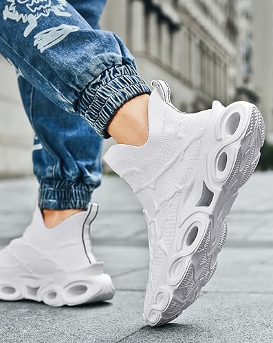 Niepce Inc Streetwear Breathable Knit Fashion Men's Sneakers4