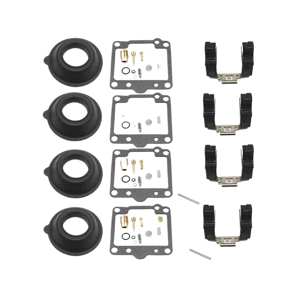 4 juegos GS550E L GS550M GS550T GS 550 de reparación de carburador de | Repair | Compatible con los GS550E y GS550L de 1980 a 1982.