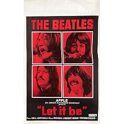 Générique LET IT BE Affiche de film – 35×55 cm. – 1970 – The Beatles, Paul McCartney, John Lennon - Les Beatles, Paul McCartney, John Lennon, RIngo Starr, George Harrison