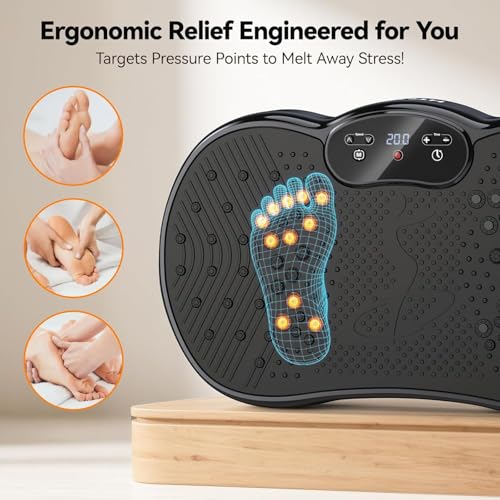 Vibration Plate Exercise Machine, 9 Modes & 120 Speeds - image 5
