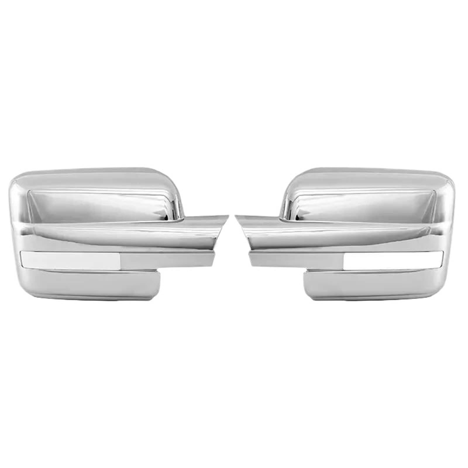 Wing Mirror Housing Car Sticker Rearview Side Mirror Cover Wing Cap Exterior Door Rear View Case Trim Chrome Silver for F150 2009-2014