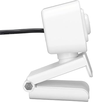 Amazon.co.jp: ホワイトウェブカメラ 1080P30fps360°回転ウェブカメラ