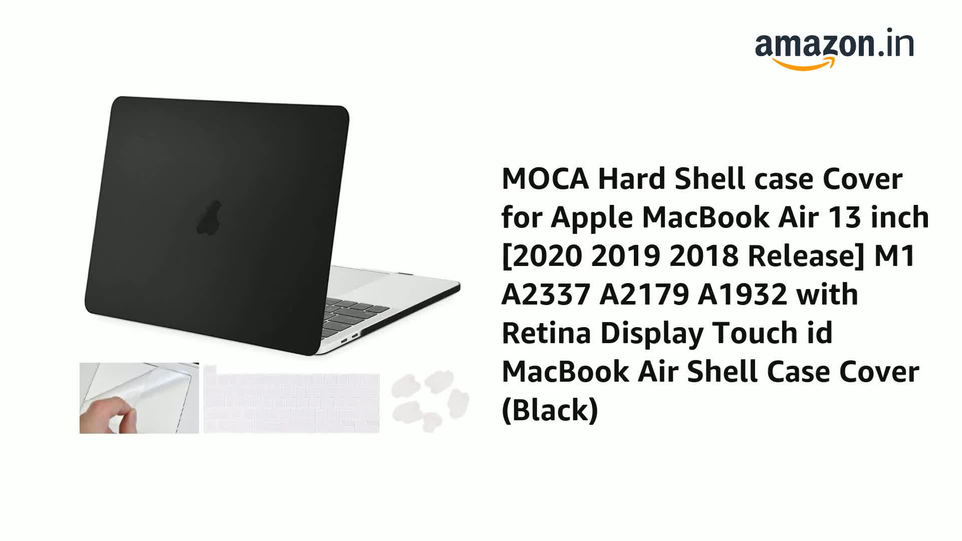 MOCA Hard Shell case Cover for Apple MacBook Air 13 inch [2020