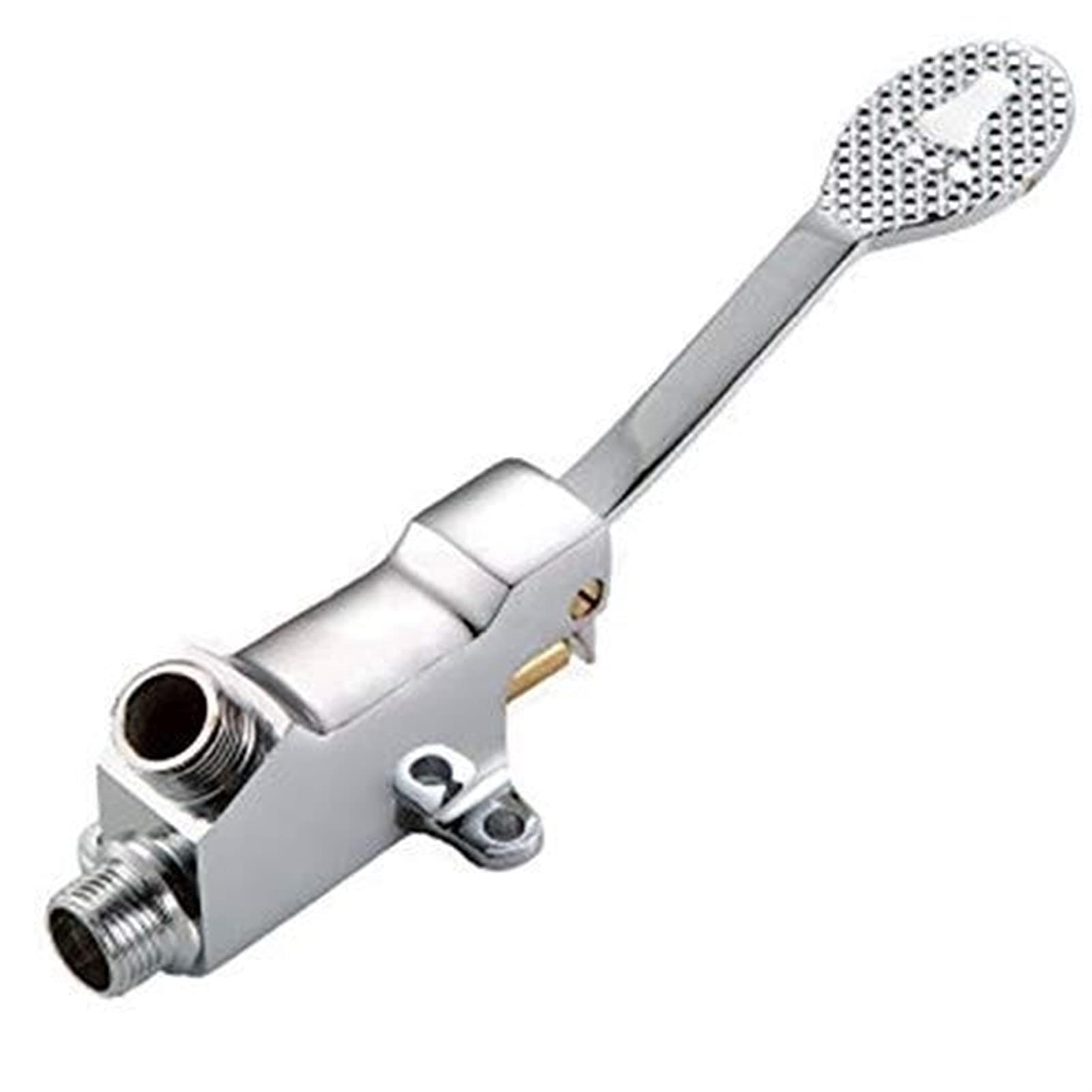 ZGQA-GQA 1 Pc Switch Control by Floor Foot Pedal Valve Copper Bathroom Basin Faucet Single Cold Tap Hospital Hotel Pedal Water Faucet