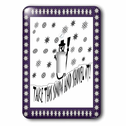 Interrupteur à bascule pour neige et pelle multicolore 2,5 cm - 2