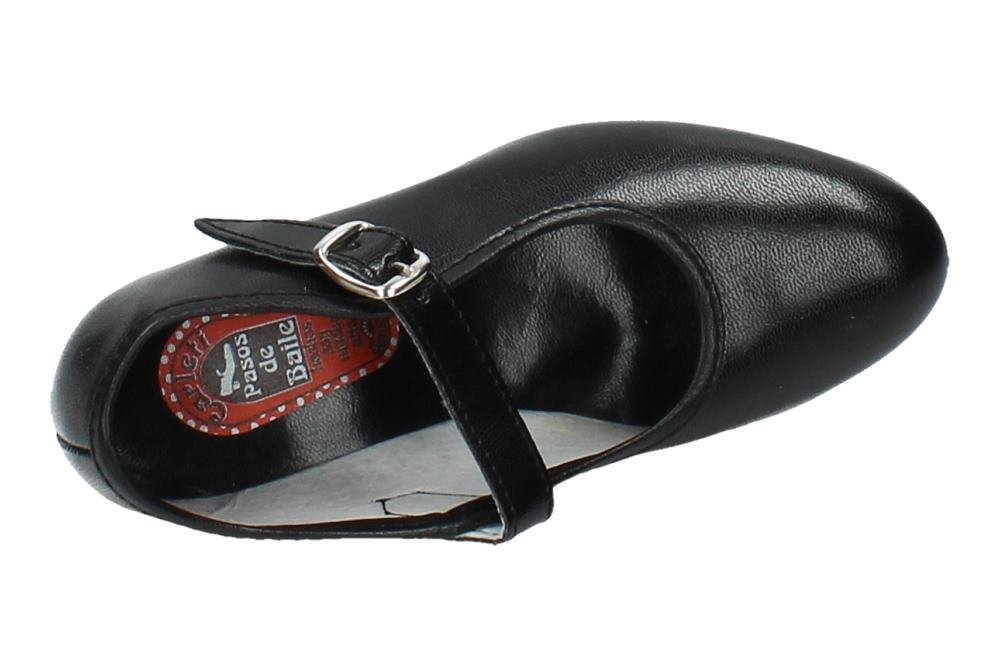 MADE IN SPAIN 15 Zapato DE SEVILLANAS NIÑA Zapatos TACÓN Negro