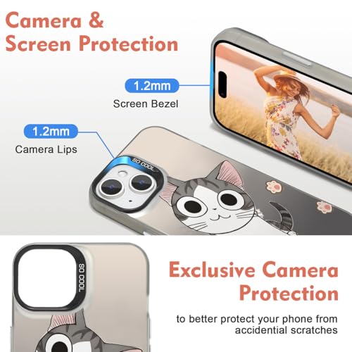 WOKEZ Kattunge Mönster Fodral för Xiaomi 11 Lite - Skyddande TPU PC