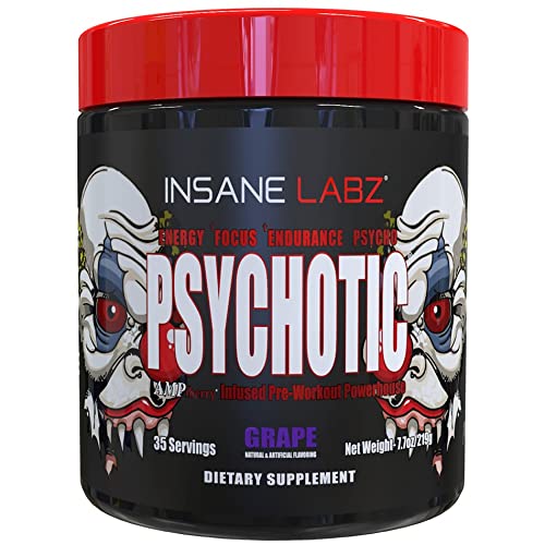 Buy Insane Labz Psychotic, High Stimulant Pre Workout Powder, Extreme