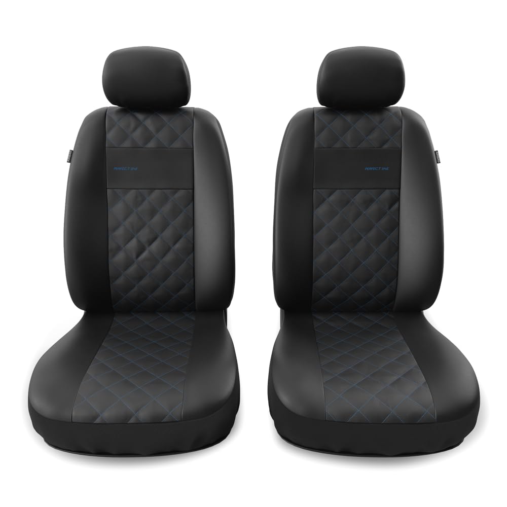 Mossa Housses de siège adaptées pour Peugeot Bipper Van (2009-2016) PRP-BL