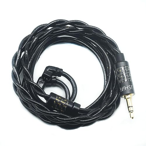 Amazon | 【JSHiFi-銀月】MMCX2.5mmリケーブル2芯同軸2.5mmケーブル銀