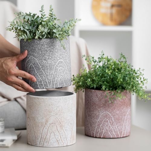 Pots de fleurs décoratifs pour balcon et salon lumineux