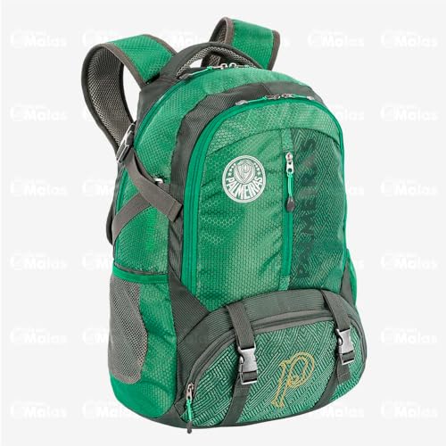 SESTINI, Mochila Palmeiras Licenciada 2 Compartimentos Porta Tênis