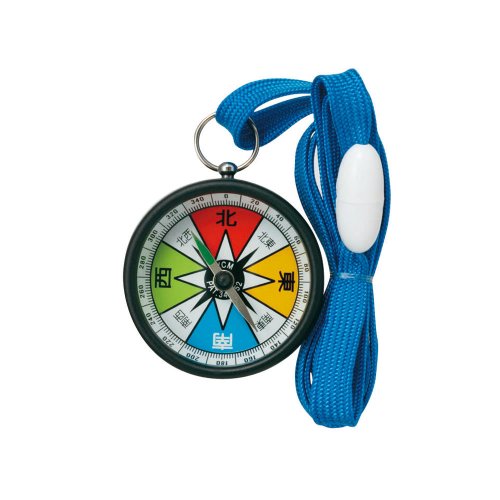 デビカ コンパス 方位磁石 カラー方位盤 070404