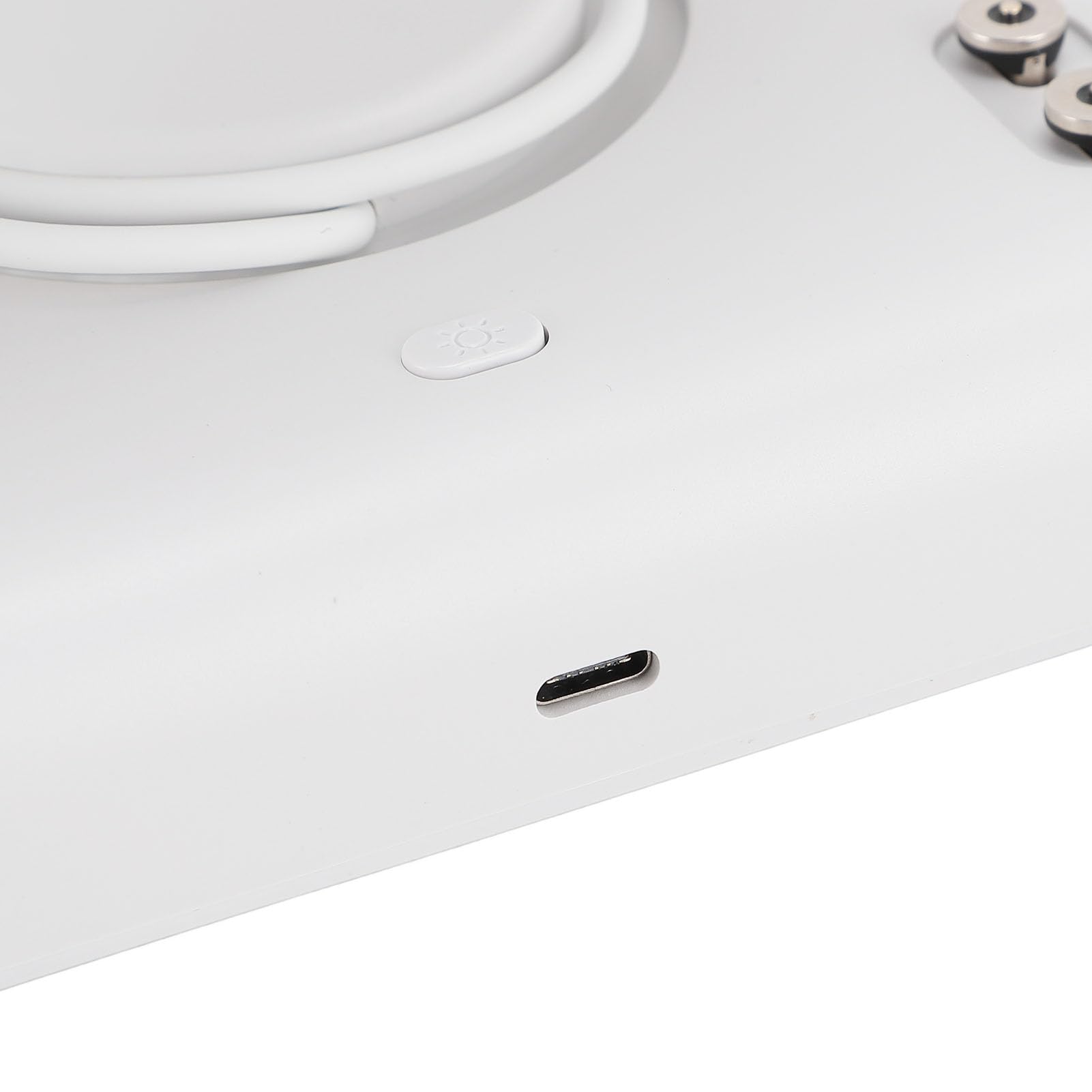 Stazione di Ricarica per Dispositivi Multipli, Cuffia Magnetica USB C VR PD 18W e Supporto di Ricarica per Controller, Dock di Ricarica con Luce RGB per 3S (Spina europea)