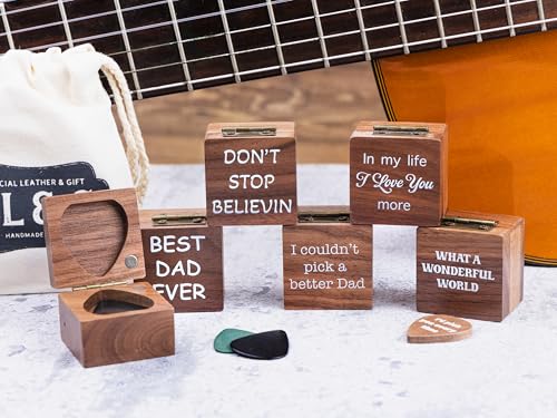 Personalized-Guitar-Pick-Holder-Custom-Pick-Case-Musician-Gift-Guitarist-Accessory-Handmade-Pick-Storage-Gift-for-Guitar-Lover-In-My-Life-I-Love-You-More Personalized Guitar Pick Holder Custom Pick Case Musician Gift Guitarist Accessory Handmade Pick Storage Gift for Guitar Lover In My Life I Love You More