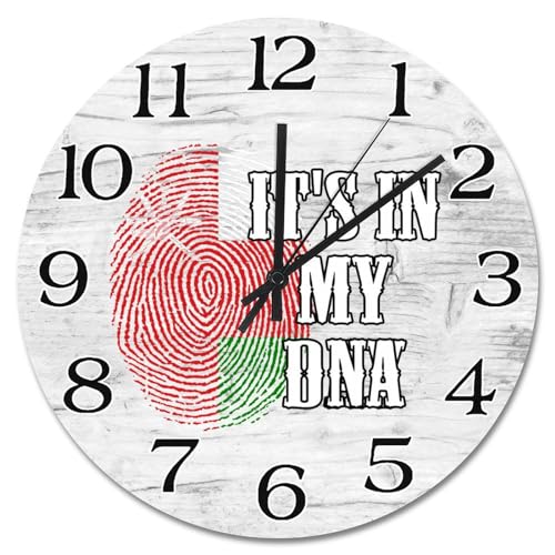 Horloge murale drapeau Oman idée cadeau salon et chambre 30cm