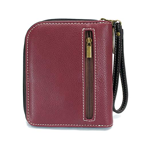 Image of CHALA Zip Around Wallet, Wristlet, 8 Credit Card Slots, Sturdy Pu Leather