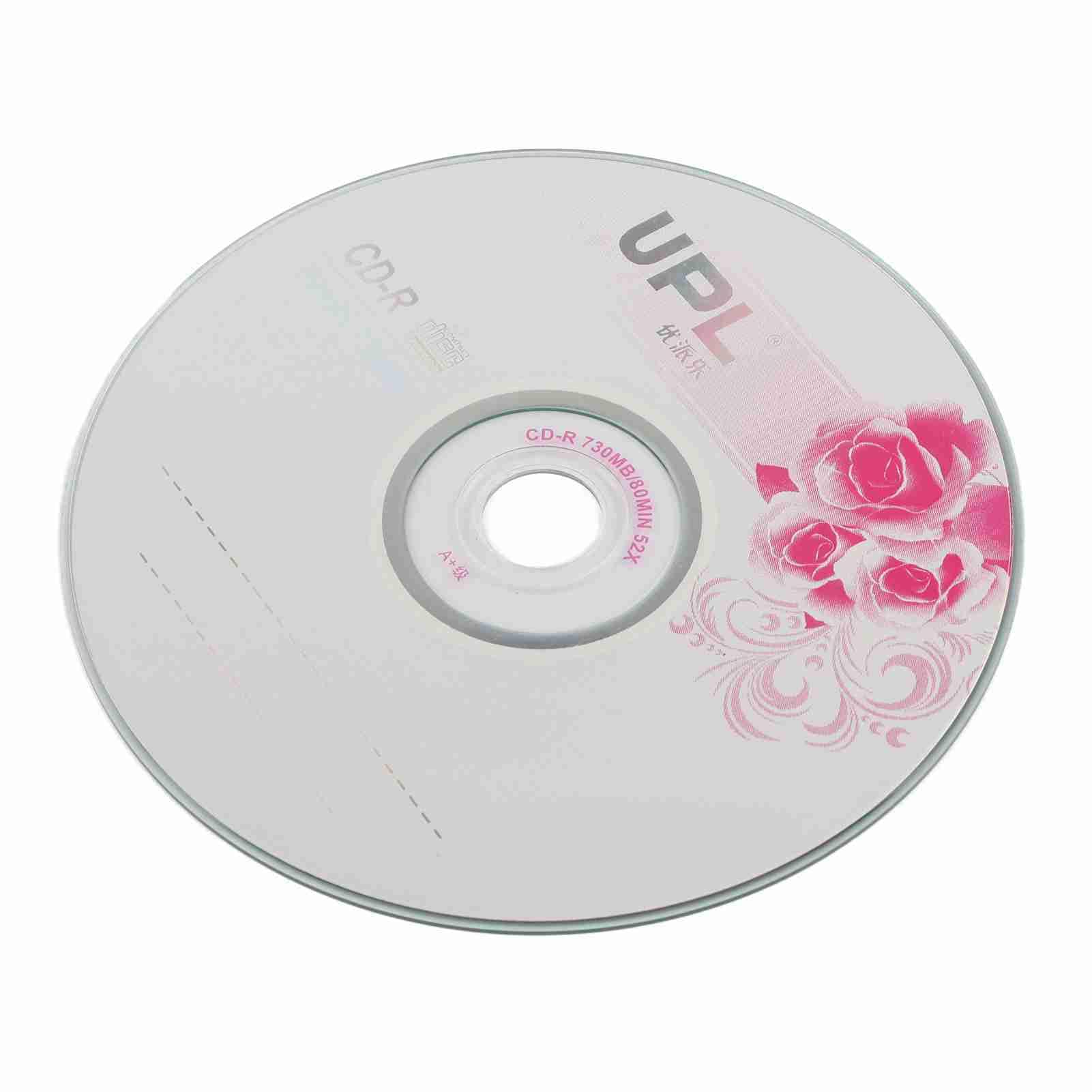 CD en Blanco para Copia de Seguridad de Datos, grabación de Audio de 80 Minutos, Material para PC, no regrabable, Eje de 10 Discos (50 Uds.)