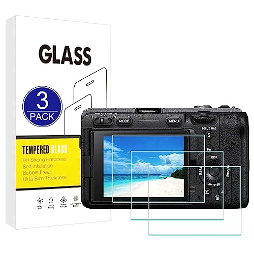 X Dision [3 Piezas Compatible con Protector de Pantalla Sony Cinema Line FX30,Película Protectora 2.5D[Dureza 9H,Compatible con Estuches,A Prueba Roturas] Premium Película Vidrio Templado