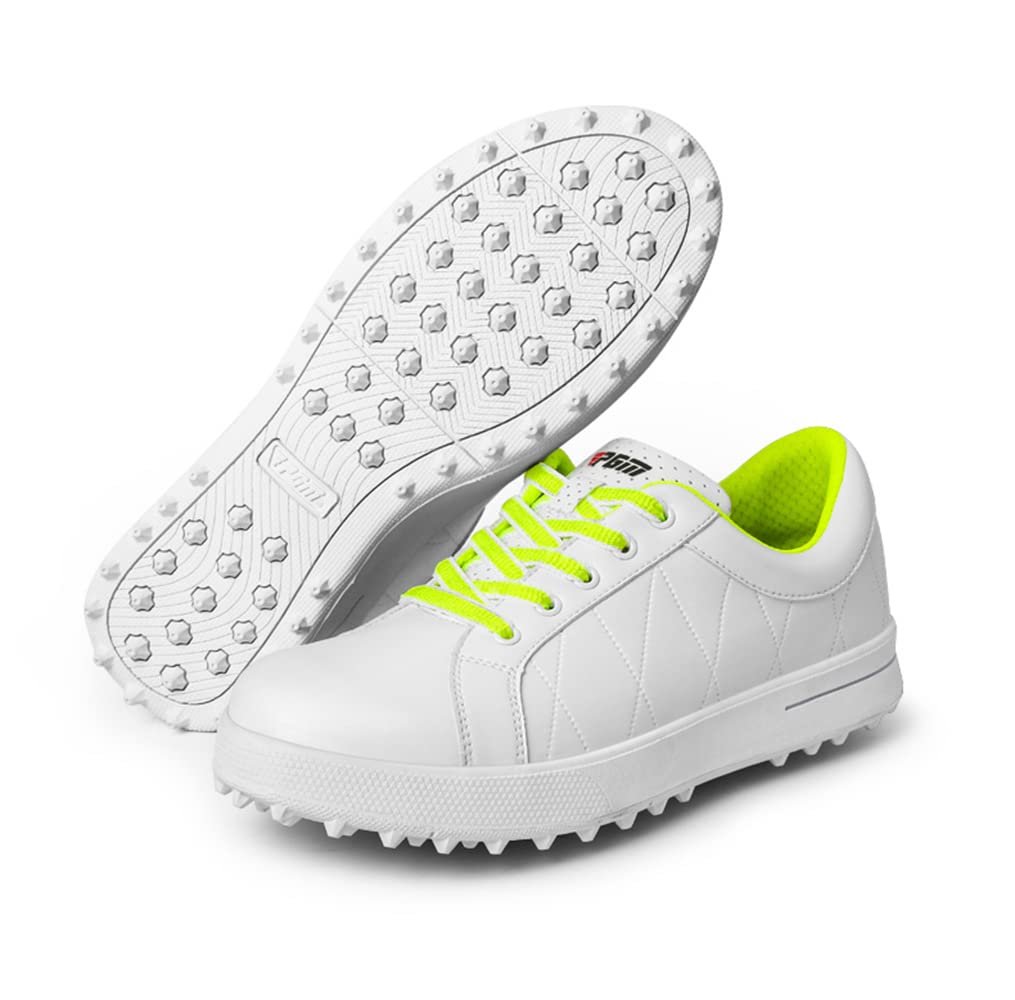 Zapatos de Golf de Las Mujeres al Aire Libre Impermeable y Transpirable Antideslizante Zapatos de Golf Zapatillas Deportivas para Mujeres