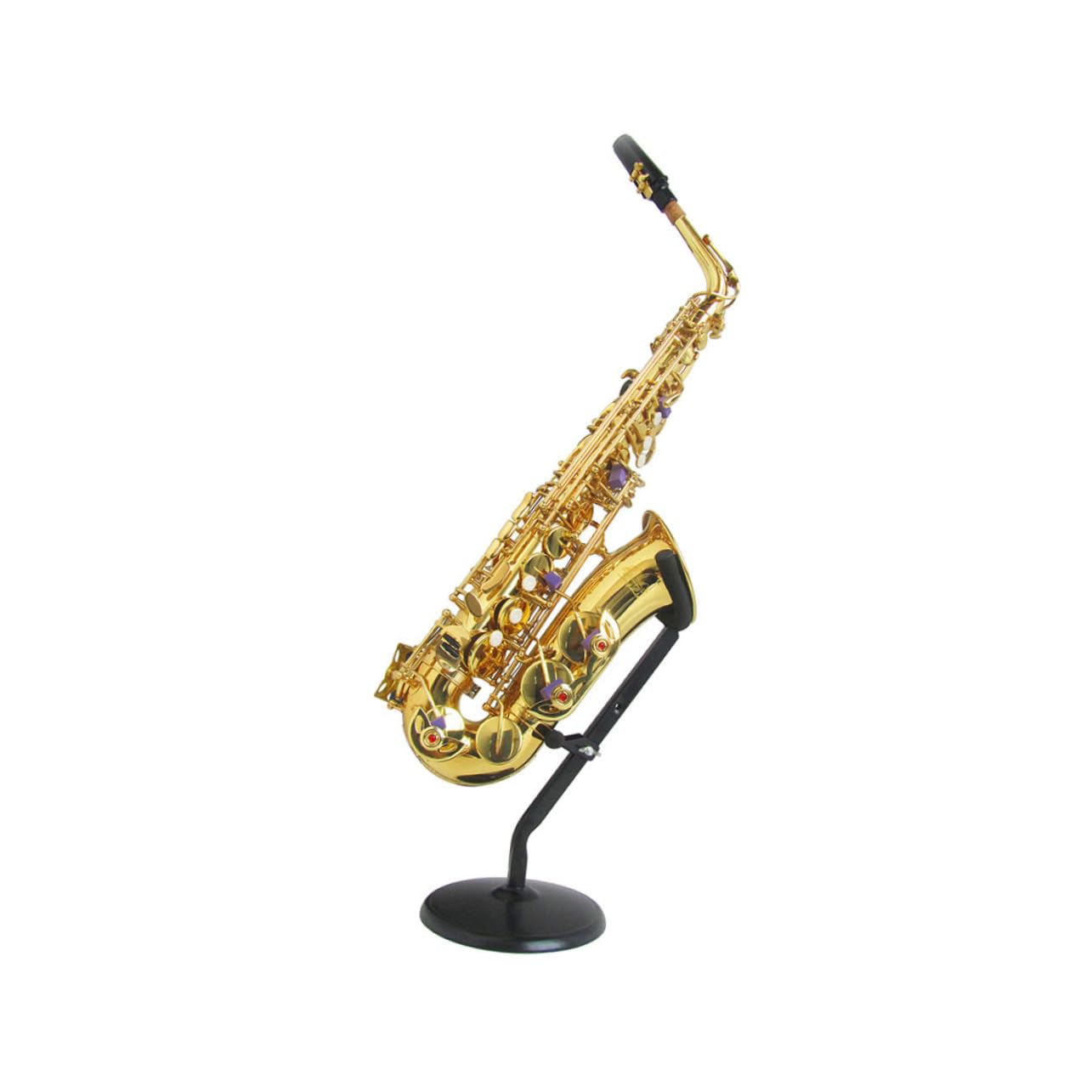Supporto Per Sassofono Contralto Robusto Da Tavolo, Stand Per Strumenti Musicale, Portatile e Salvaspazio Per Casa, Studio e Negozio Musicale