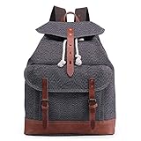 ★ Diese Tasche hat ein klassisches Design, eine gute Struktur und einen leichten, vielseitigen, robusten Rucksack, klassische Farben und eine weiche Textur.