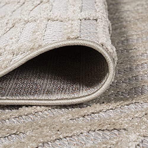 JONATHAN Y Tapete Interior Exterior 7'9" x 10' Beige miniatura 6