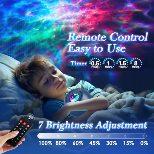 Pikoy WH-E14A Star Projector, 15 Colors Galaxy Projector thumb #4