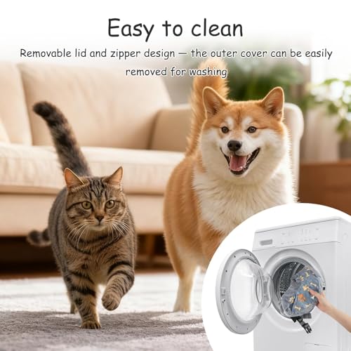 Aufblasbare Halskrause für Hund Katze, Hundekragen Leckschutz, Weicher Schutzkragen Leckschutz nach OP oder Kastration, Genesungshilfe für Hunde und Katzen (Graue M)