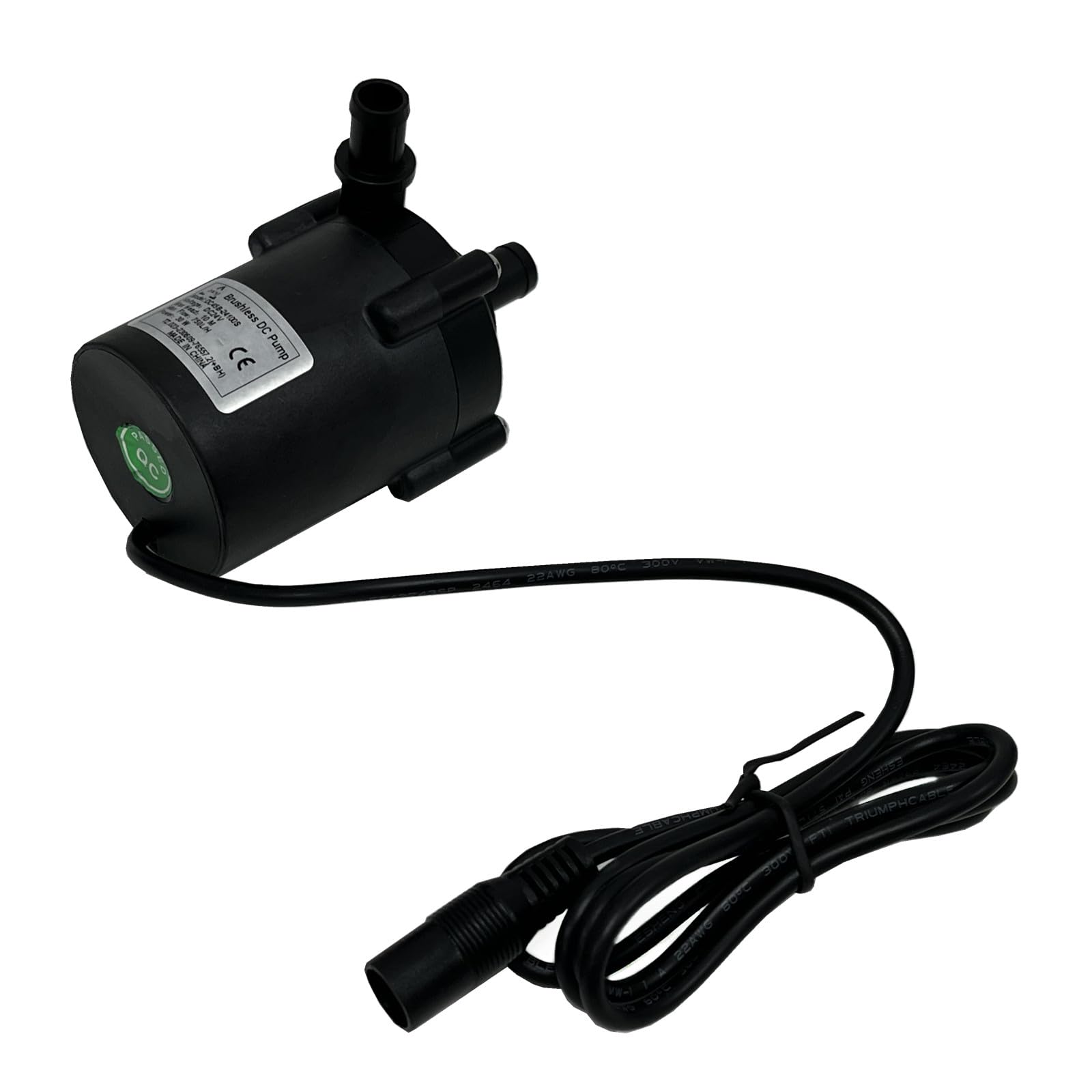 SHYSKY DC45B-24100S Smart Water Pump, 24V DC 30W 198GPH,10M 32ft Lift, Low Noise, Dry Run Protection, for Water Circulation Aquarium Industrial Cooling Fountain Gardening, Submersible Water Pump