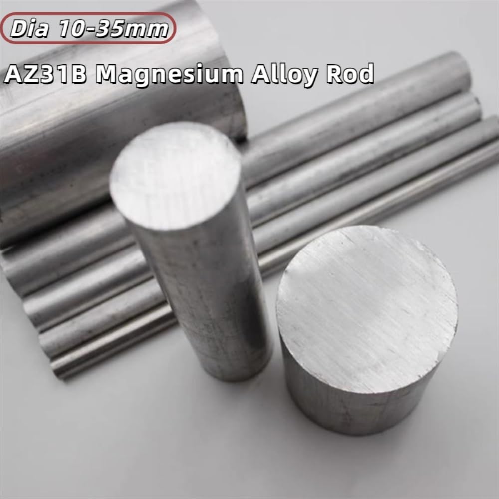 Tige en alliage de magnésium AZ31B, diamètre 10-35mm, Support dédié à l'expérimentation, barre Mg solide à coupe zéro, longueur 500mm(20x500mm)