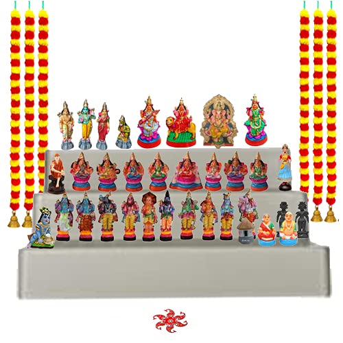 Buy JJ Modern's 3 Step Navratri Golu Full Set (Clay)Navarathri Golu