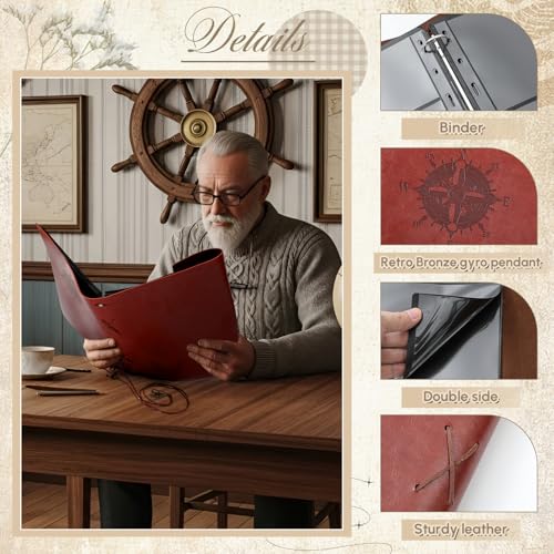 Image of Stamp Collecting Album Binder Kit for Collectors, 1 /2 /3 /4 Rows Banknotes Storage Book with 20 Stamp Pages, 4 Ring Binder, Tweezers and Magnifier, for Paper Money Bill Postage, Beginner Hobbyists Gift