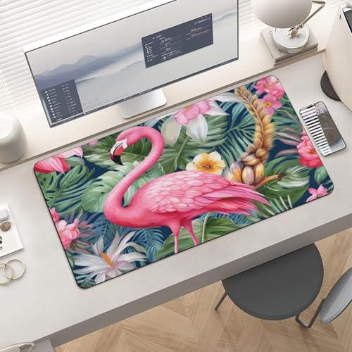Protector de Escritorio con Diseño Floral Flamingo Grande miniatura 6