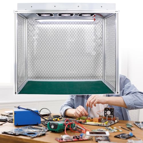 Laminar Flow Haube mit HEPA-Filter für Reinraum-, Labor- und Telefonreparatur, 110 V