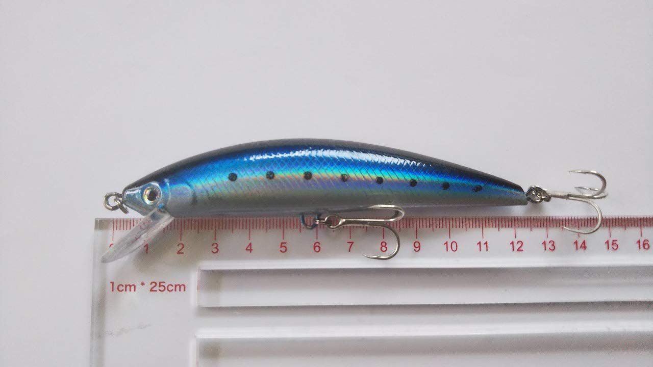 : ヘビーシンキングミノー 40g 125mm 5色 セット シーバス ヒラメ 青物 ブリ ワラサ サワラ タチウオ カンパチ  ヒラマサ マダイ ソルト ヘビーウェイト 遠投 プラグ : スポーツ＆アウトドア