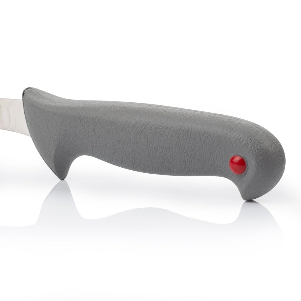 Arcos Serie Colour Proof - Cuchillo Salmón - Cuchillo Pescado - Hoja 12" Acero Inoxidable Nitrum - Mango Polipropileno Cubierto por Elastómero Color Negro - Ideal para Uso Profesional e Higiene.