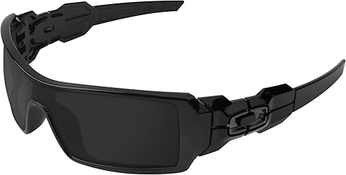 Miniatura 2 de Juego de 4 lentes polarizadas de repuesto para Oakley Oil Rig Pack, Cromo negro y plateado y bronce marrón