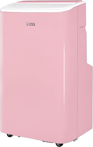 Miniatura 4 de COMMERCIAL COOL Aire acondicionado portátil, deshumidificador y ventilador, unidad de CA portátil de 9,000 BTU para dormitorio con 2 controles