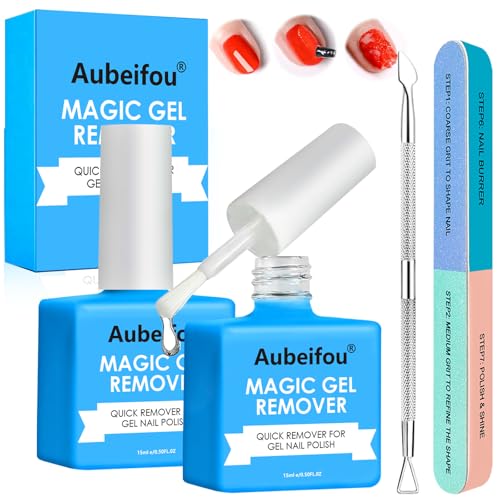 2 Stück Nagel Gel Entferner Professioneller Nagellackentferner für gel Schneller Nagellackentferner einfach anzuwenden ideal für Nagellack und künstliche Nägel