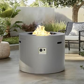 hidden propane tank fire pit