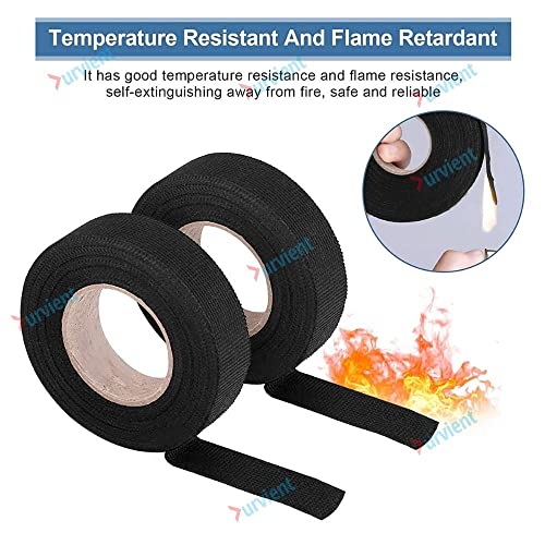 Image of Flannel Cloth Fabric Tape for Industrial Automotive Wiring Harness Preparation Loom Cloth Fabric Harness Felt Tape (25m x 40mm) (Pack of 1)