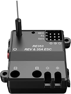 MEW4 RE353 1/16 Scale RC Car Receiver & Brushed ESC 2-in-1 Accessories, Parts Number RE353 for M164