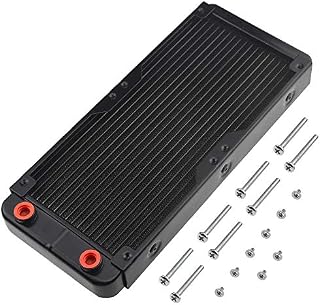 BXQINLENX 18 Pipe Aluminum Heat Exchanger Radiator for PC CPU CO2 Laser Water Cool System Computer 240mm(B)