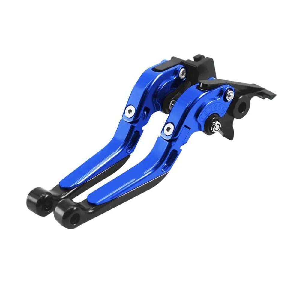 Yuegtik for MT03 for MT25 for MT-03 for MT-25 for Mt03 for Mt25 Motorcycle Adjustable Folding Brake Clutch Levers Handles Clutch Lever(Blue T-03)